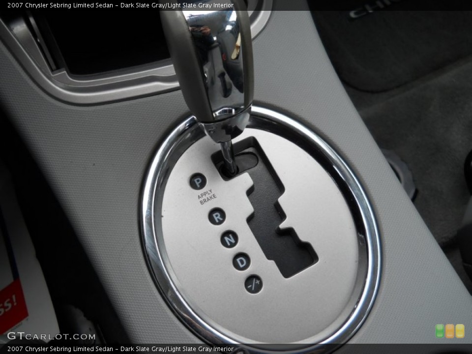 Dark Slate Gray/Light Slate Gray Interior Transmission for the 2007 Chrysler Sebring Limited Sedan #57734291