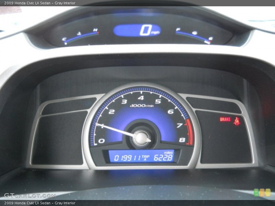 Gray Interior Gauges for the 2009 Honda Civic LX Sedan #57734426
