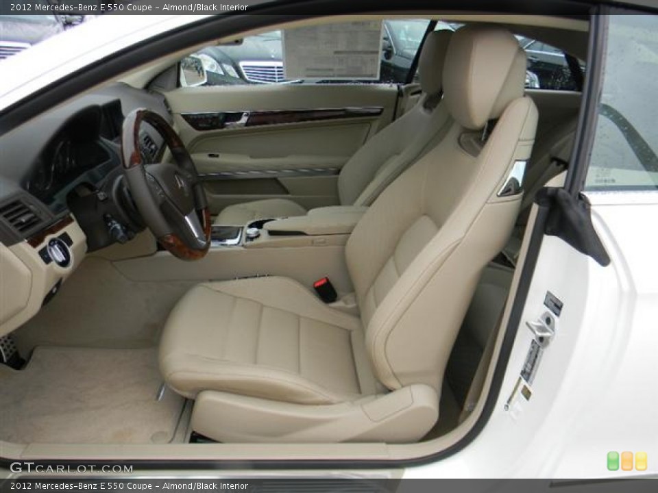 Almond/Black Interior Photo for the 2012 Mercedes-Benz E 550 Coupe #57734534