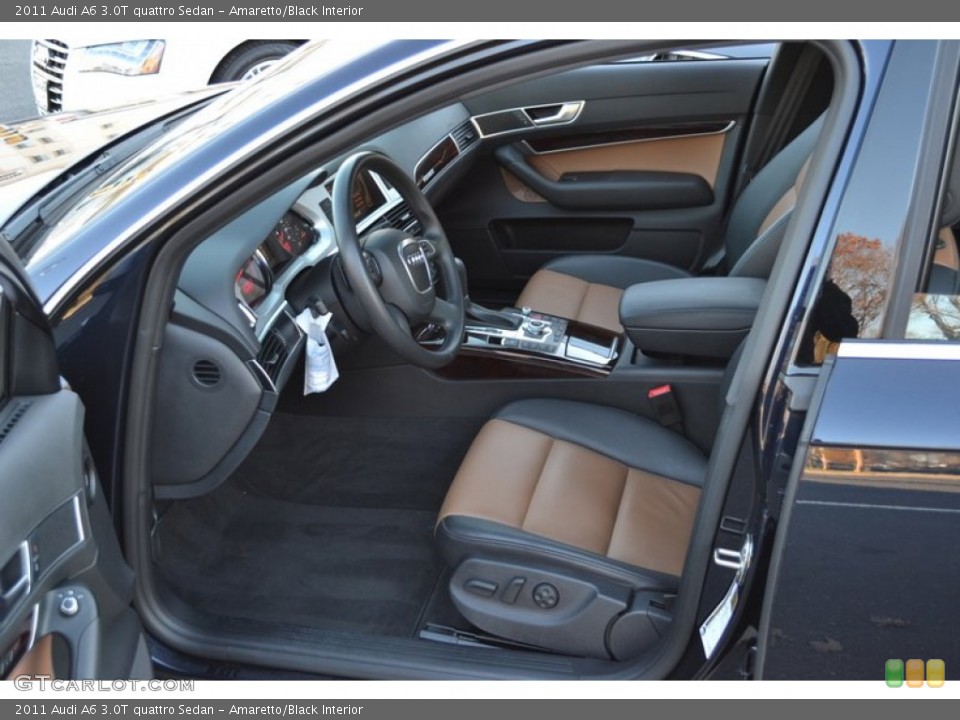 Amaretto/Black Interior Photo for the 2011 Audi A6 3.0T quattro Sedan #57735029