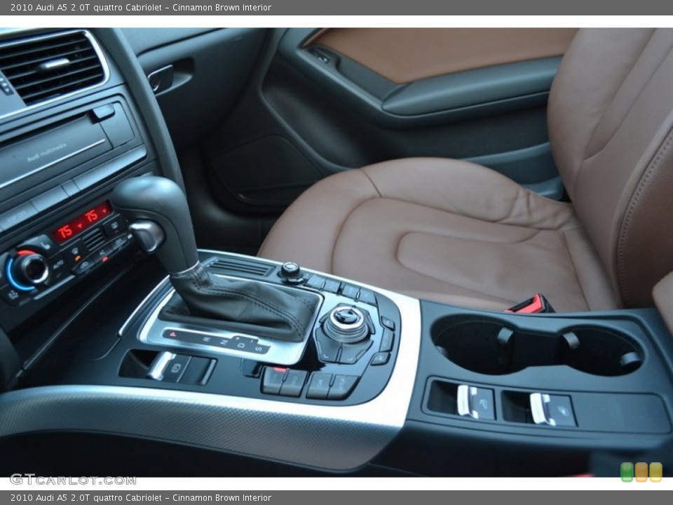 Cinnamon Brown Interior Transmission for the 2010 Audi A5 2.0T quattro Cabriolet #57736340