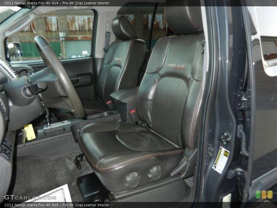 Pro 4X Gray Leather 2011 Nissan Xterra Interiors