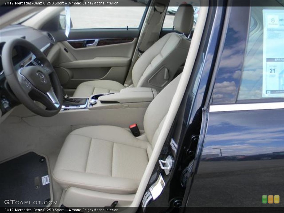 Almond Beige/Mocha Interior Photo for the 2012 Mercedes-Benz C 250 Sport #57738002