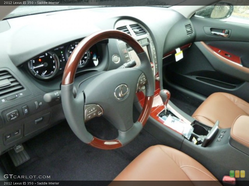 Saddle Interior Dashboard for the 2012 Lexus ES 350 #57739004