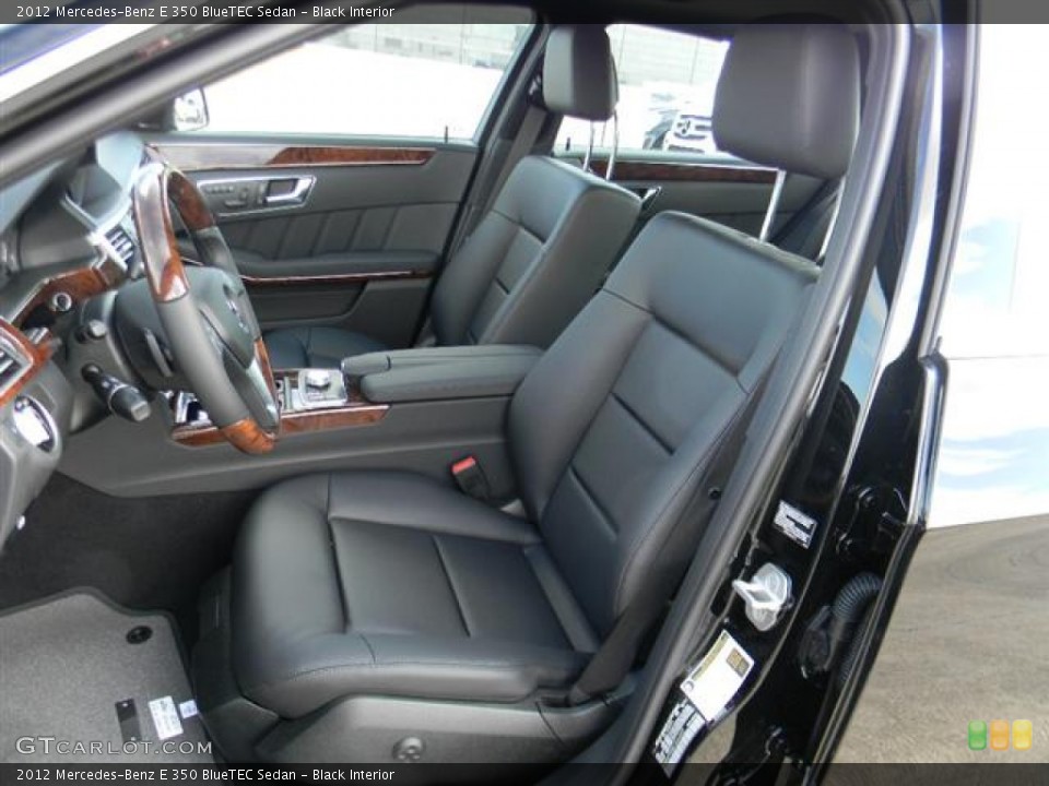 Black Interior Photo for the 2012 Mercedes-Benz E 350 BlueTEC Sedan #57739758