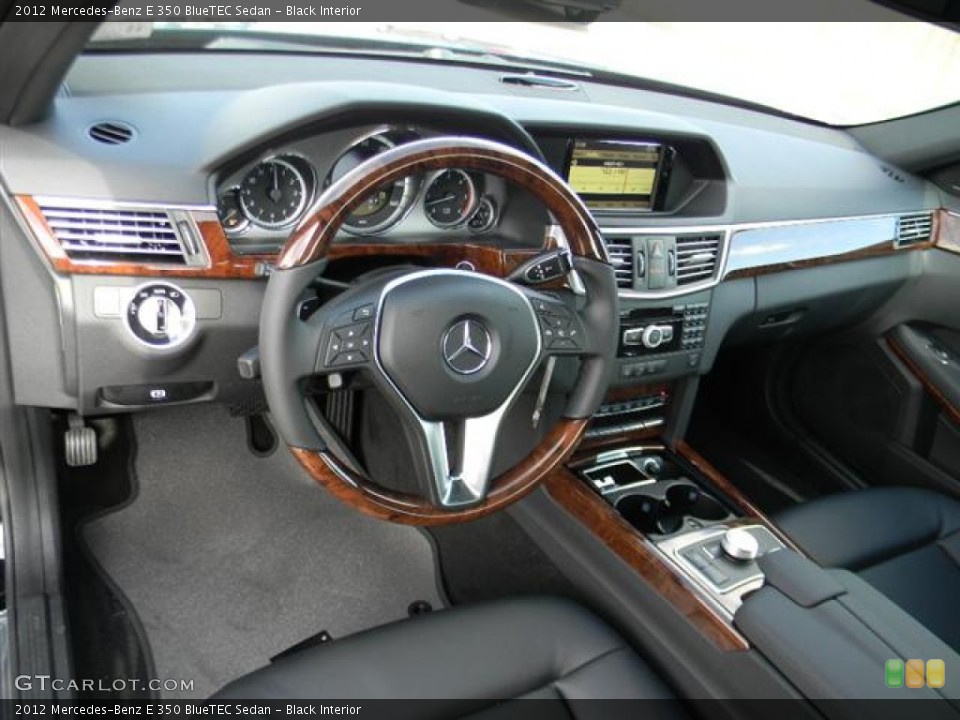 Black Interior Dashboard for the 2012 Mercedes-Benz E 350 BlueTEC Sedan #57739767