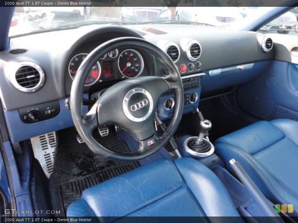 Denim Blue Interior Prime Interior for the 2000 Audi TT 1.8T Coupe #57741133