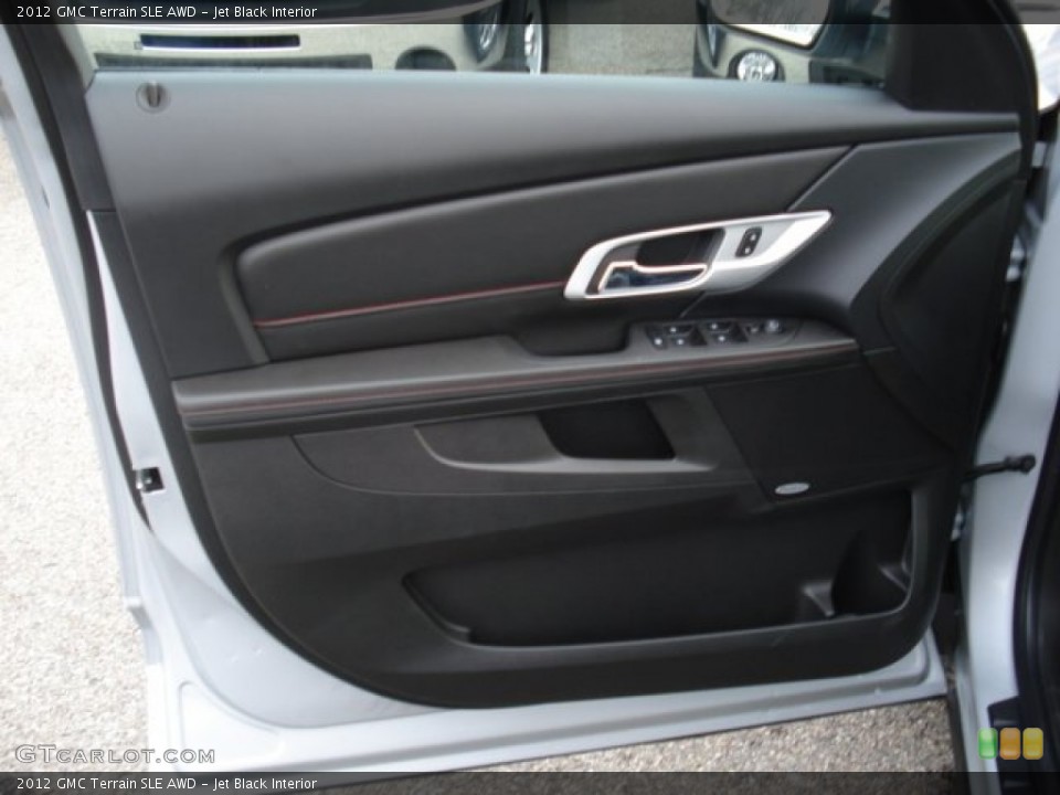 Jet Black Interior Door Panel for the 2012 GMC Terrain SLE AWD #57741392