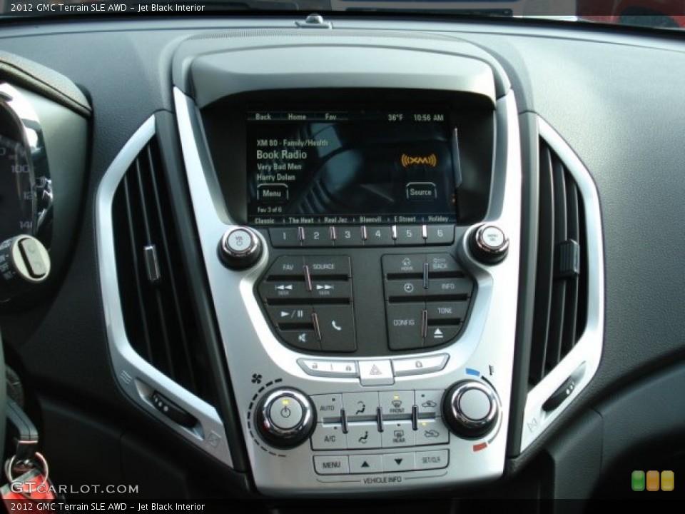Jet Black Interior Controls for the 2012 GMC Terrain SLE AWD #57741776