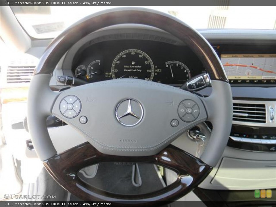 Ash/Grey Interior Steering Wheel for the 2012 Mercedes-Benz S 350 BlueTEC 4Matic #57743099