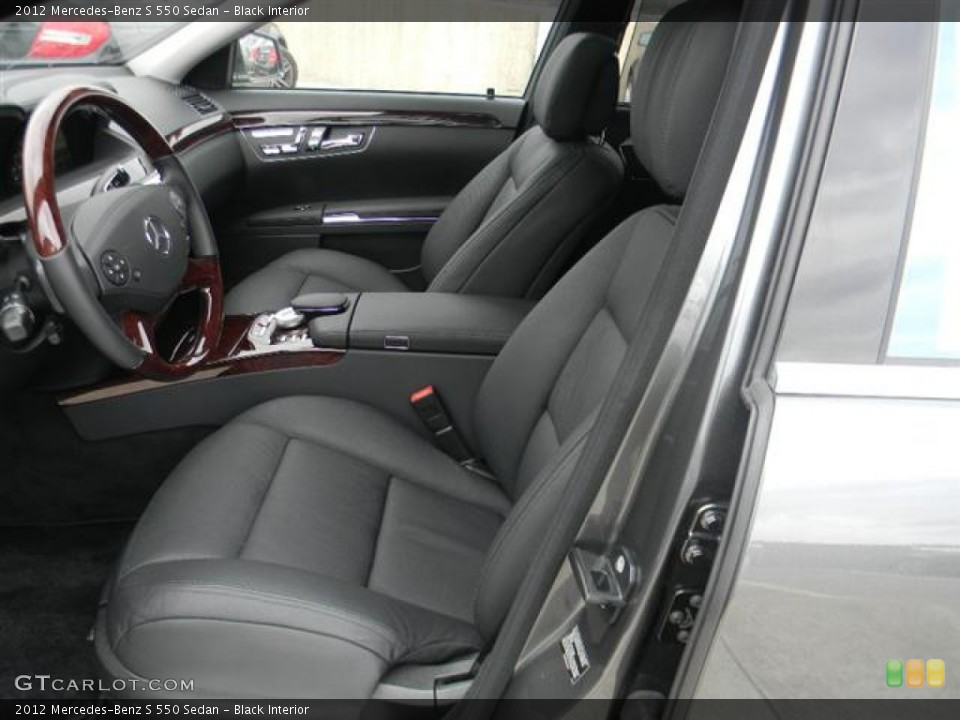 Black Interior Photo for the 2012 Mercedes-Benz S 550 Sedan #57743192