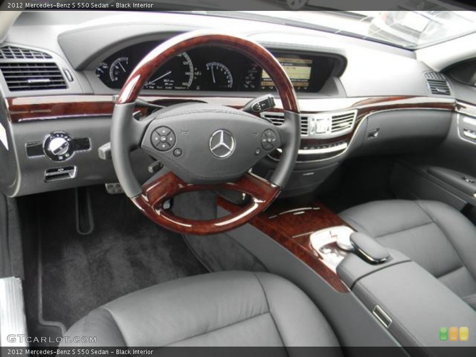 Black Interior Photo for the 2012 Mercedes-Benz S 550 Sedan #57743207