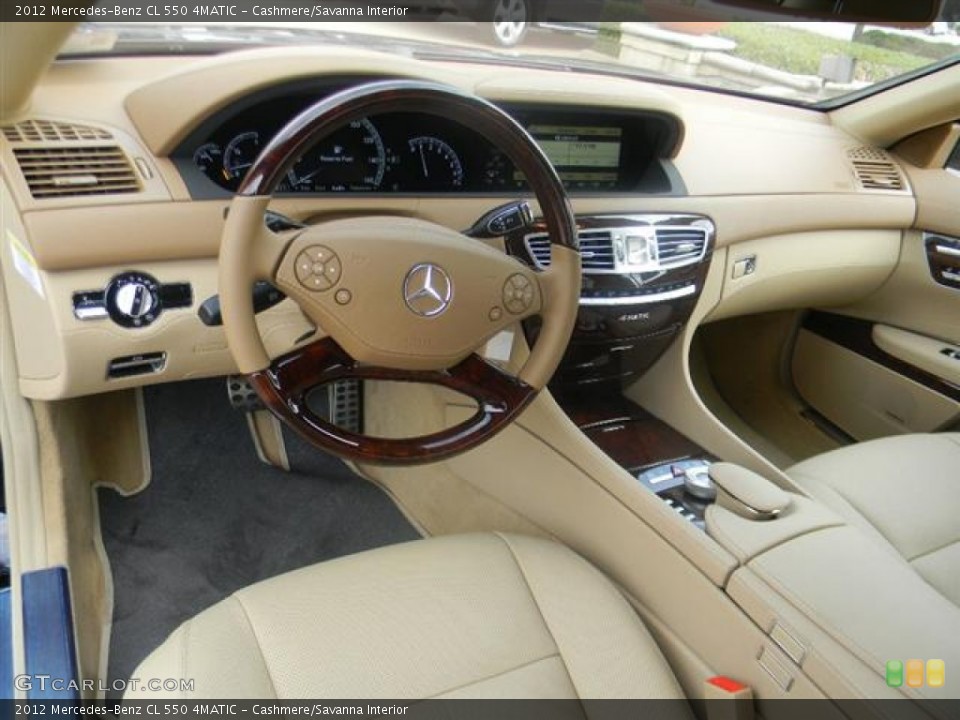 Cashmere/Savanna Interior Dashboard for the 2012 Mercedes-Benz CL 550 4MATIC #57744081