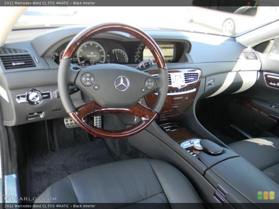 Black Interior Photo for the 2012 Mercedes-Benz CL 550 4MATIC #57744194
