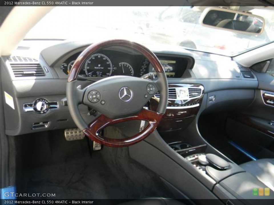 Black Interior Photo for the 2012 Mercedes-Benz CL 550 4MATIC #57744269