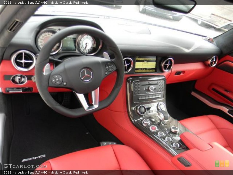 designo Classic Red Interior Dashboard for the 2012 Mercedes-Benz SLS AMG #57745058