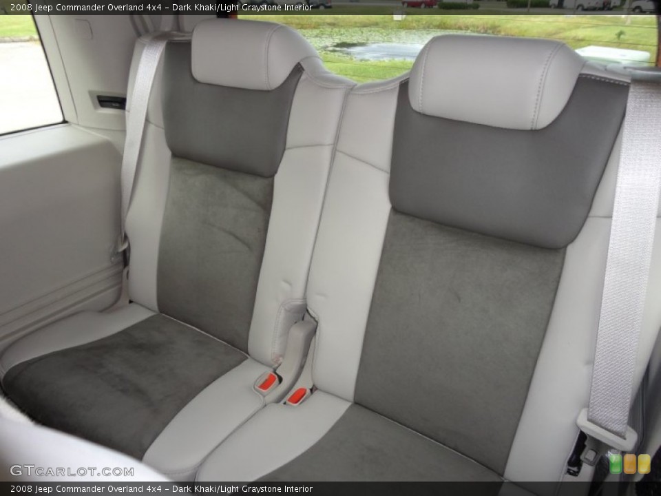 Dark Khaki/Light Graystone Interior Photo for the 2008 Jeep Commander Overland 4x4 #57745811