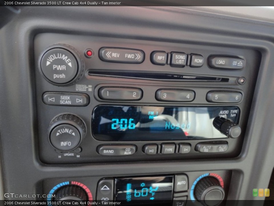 Tan Interior Audio System for the 2006 Chevrolet Silverado 3500 LT Crew Cab 4x4 Dually #57746240