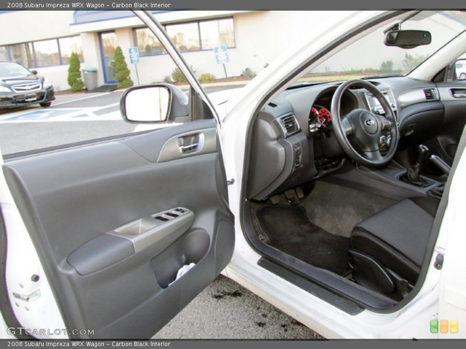 Carbon Black Interior Photo for the 2008 Subaru Impreza WRX Wagon #57747938