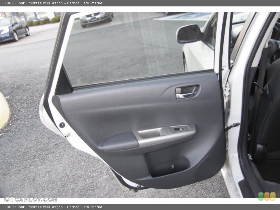 Carbon Black Interior Door Panel for the 2008 Subaru Impreza WRX Wagon #57747953