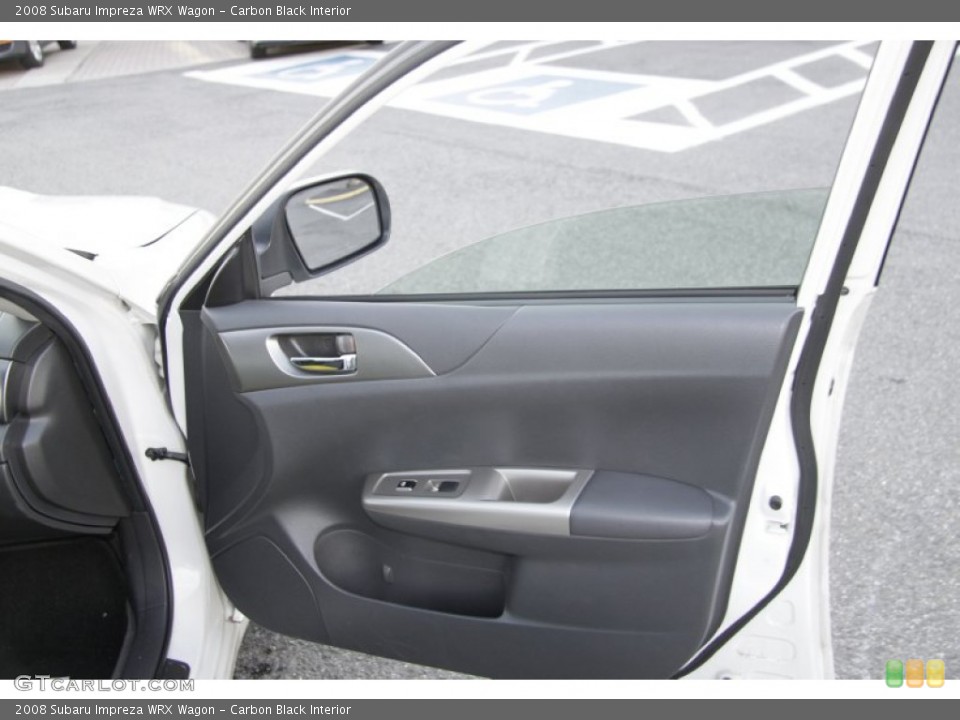 Carbon Black Interior Door Panel for the 2008 Subaru Impreza WRX Wagon #57747977