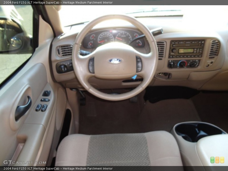 Heritage Medium Parchment Interior Dashboard for the 2004 Ford F150 XLT Heritage SuperCab #57748073