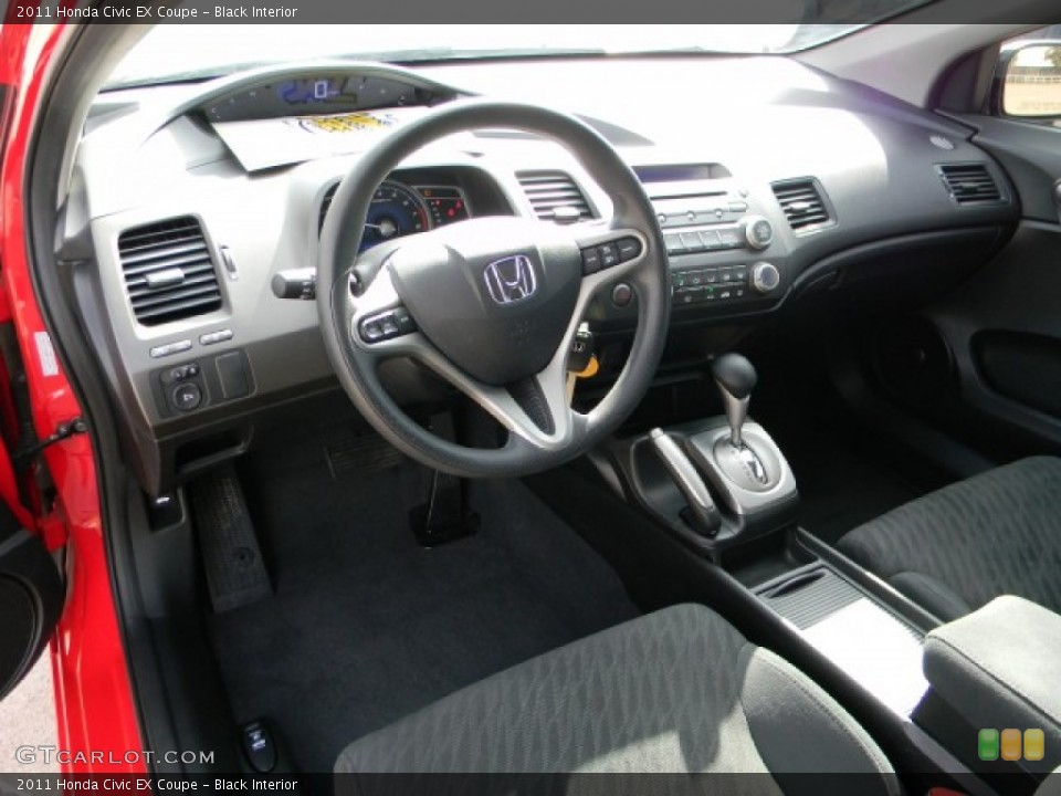 Black Interior Prime Interior for the 2011 Honda Civic EX Coupe #57748850