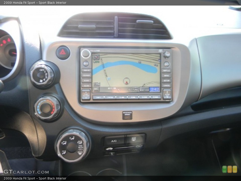 Sport Black Interior Navigation for the 2009 Honda Fit Sport #57751733
