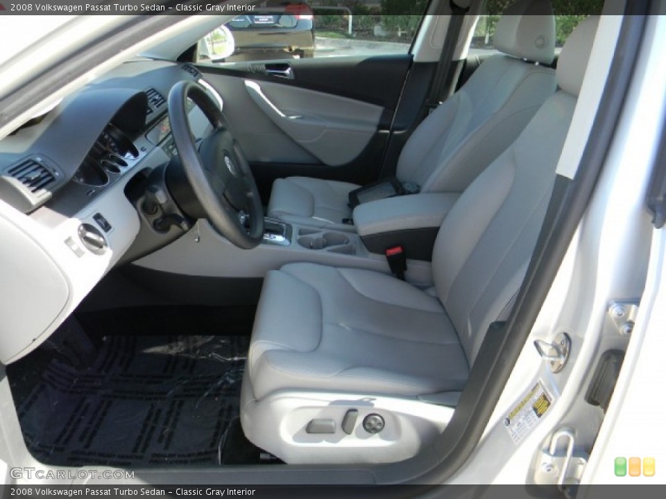 Classic Gray Interior Photo for the 2008 Volkswagen Passat Turbo Sedan #57753980