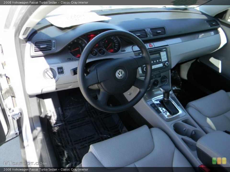 Classic Gray Interior Dashboard for the 2008 Volkswagen Passat Turbo Sedan #57753983