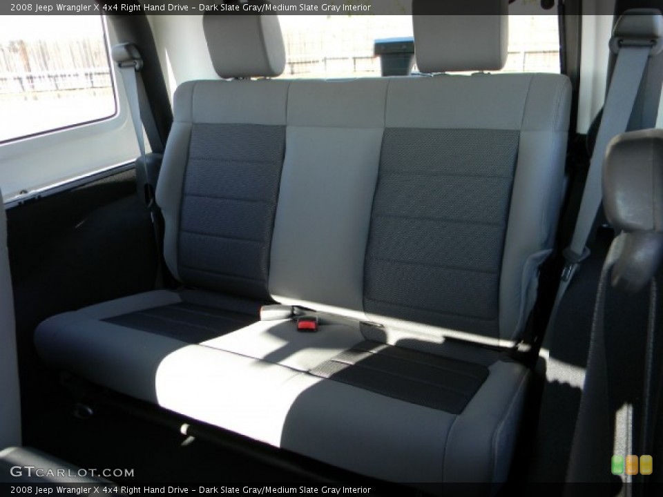 Dark Slate Gray/Medium Slate Gray Interior Photo for the 2008 Jeep Wrangler X 4x4 Right Hand Drive #57754070
