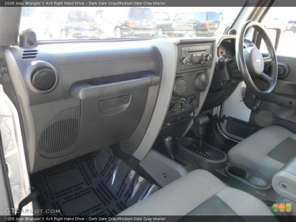 Dark Slate Gray/Medium Slate Gray Interior Photo for the 2008 Jeep Wrangler X 4x4 Right Hand Drive #57754079