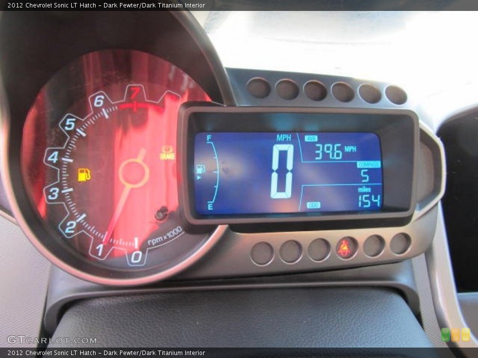 Dark Pewter/Dark Titanium Interior Gauges for the 2012 Chevrolet Sonic LT Hatch #57755585