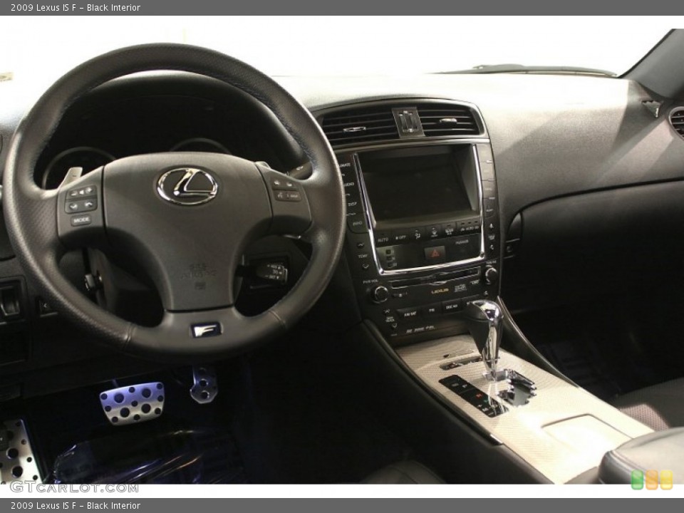 Black Interior Dashboard for the 2009 Lexus IS F #57756191