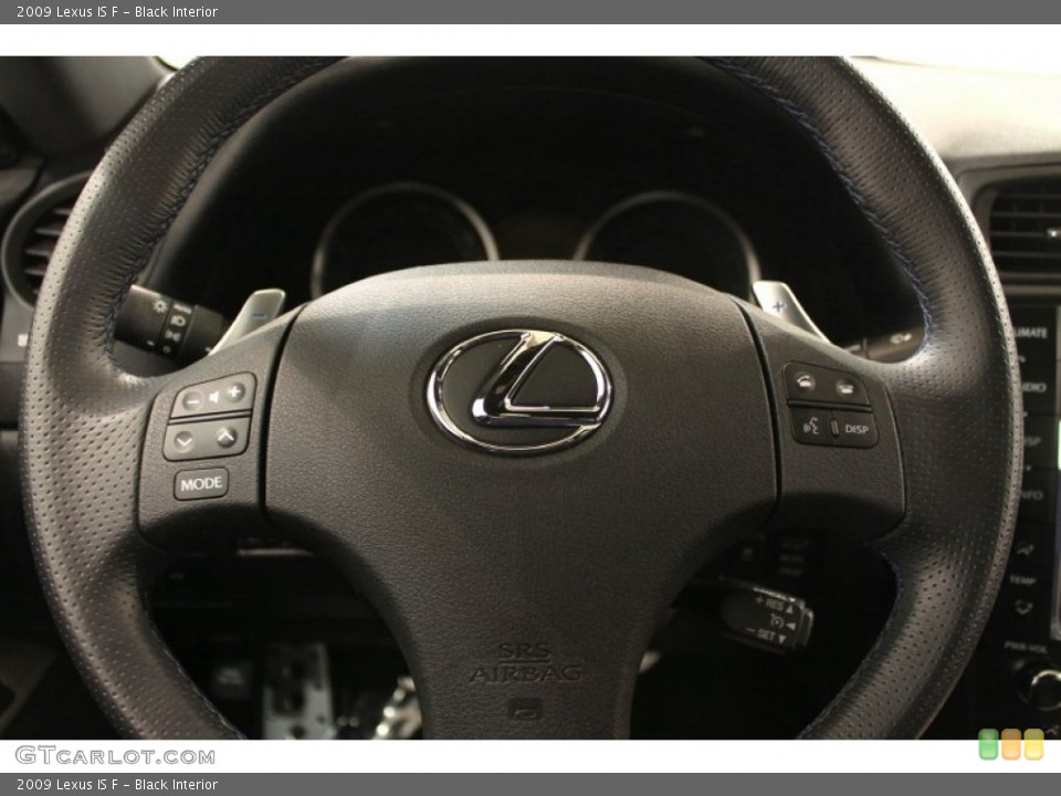 Black Interior Steering Wheel for the 2009 Lexus IS F #57756200