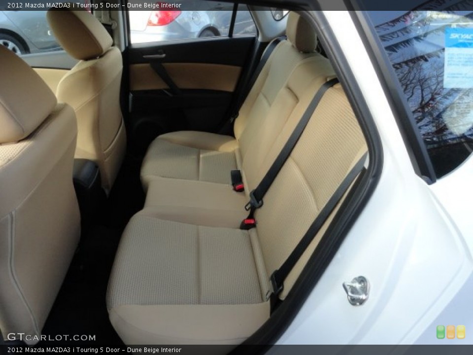 Dune Beige Interior Photo for the 2012 Mazda MAZDA3 i Touring 5 Door #57758231