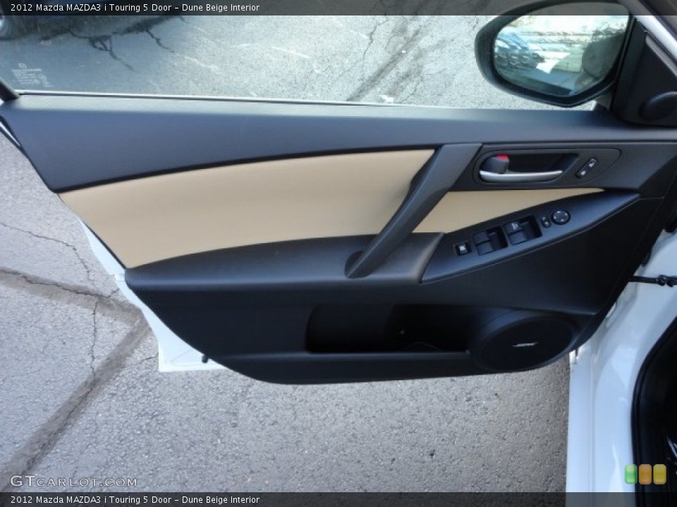 Dune Beige Interior Door Panel for the 2012 Mazda MAZDA3 i Touring 5 Door #57758258