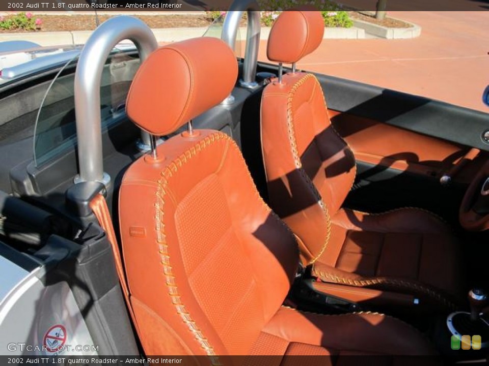 Amber Red Interior Photo for the 2002 Audi TT 1.8T quattro Roadster #57763671