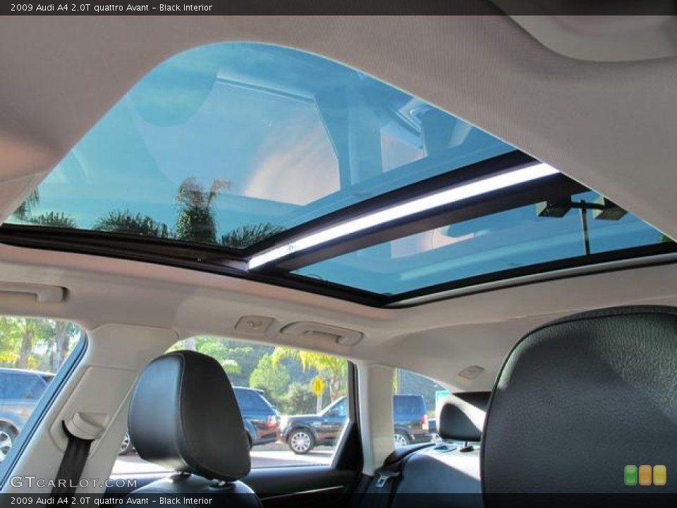 Black Interior Sunroof for the 2009 Audi A4 2.0T quattro Avant #57763872