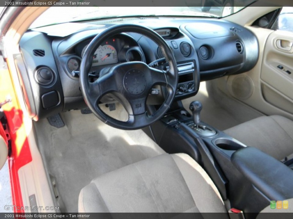 Tan Interior Dashboard for the 2001 Mitsubishi Eclipse GS Coupe #57764790