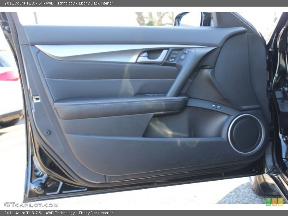 Ebony Black Interior Door Panel for the 2011 Acura TL 3.7 SH-AWD Technology #57765414