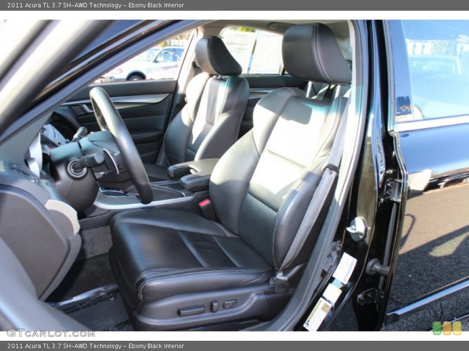 Ebony Black Interior Photo for the 2011 Acura TL 3.7 SH-AWD Technology #57765432