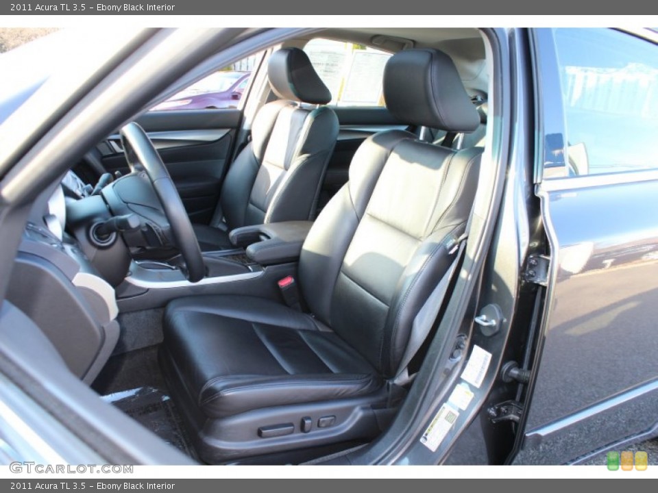Ebony Black Interior Photo for the 2011 Acura TL 3.5 #57765615