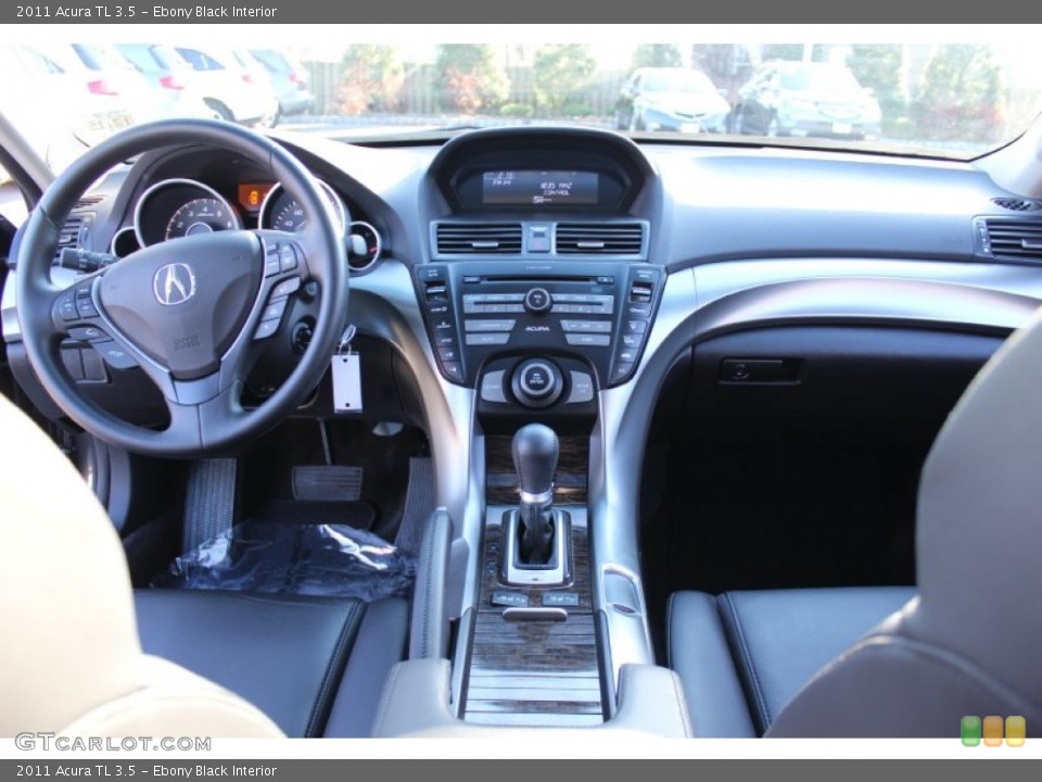 Ebony Black Interior Dashboard for the 2011 Acura TL 3.5 #57765621