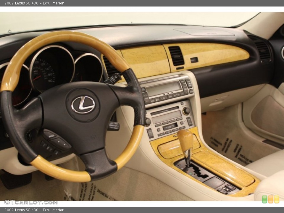 Ecru Interior Dashboard for the 2002 Lexus SC 430 #57767100