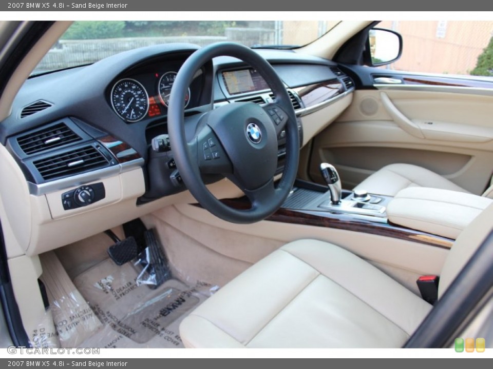 Sand Beige Interior Photo for the 2007 BMW X5 4.8i #57768018