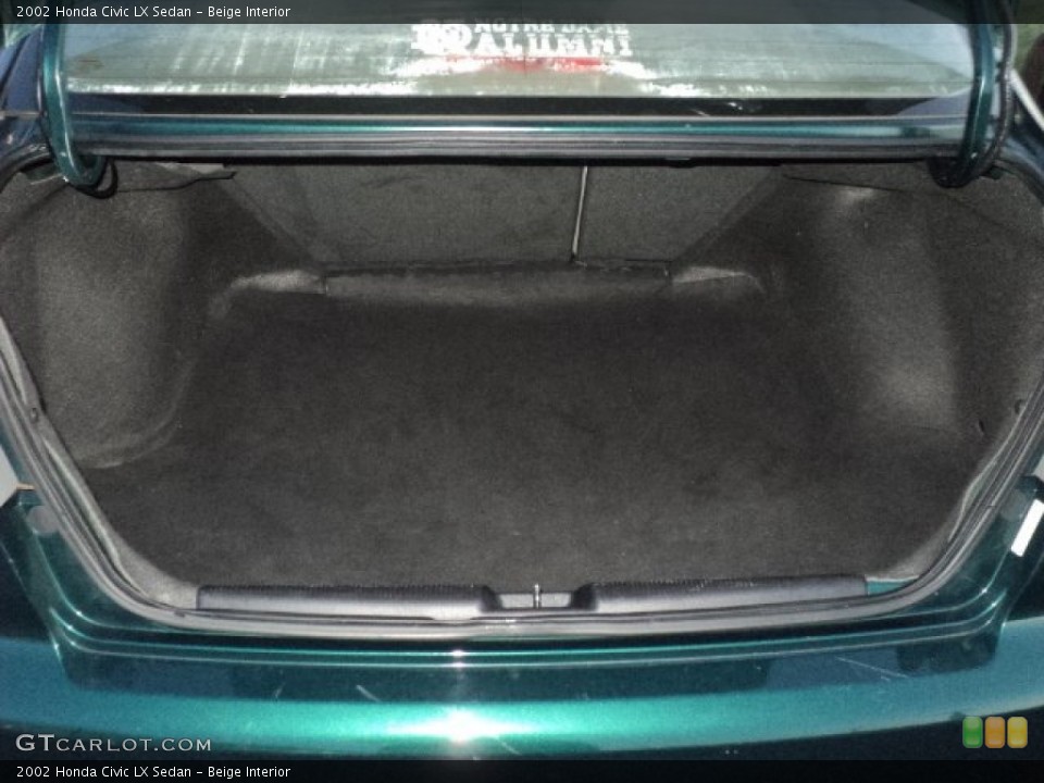 Beige Interior Trunk for the 2002 Honda Civic LX Sedan #57768143