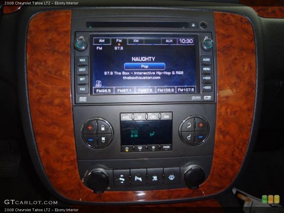 Ebony Interior Controls for the 2008 Chevrolet Tahoe LTZ #57771255