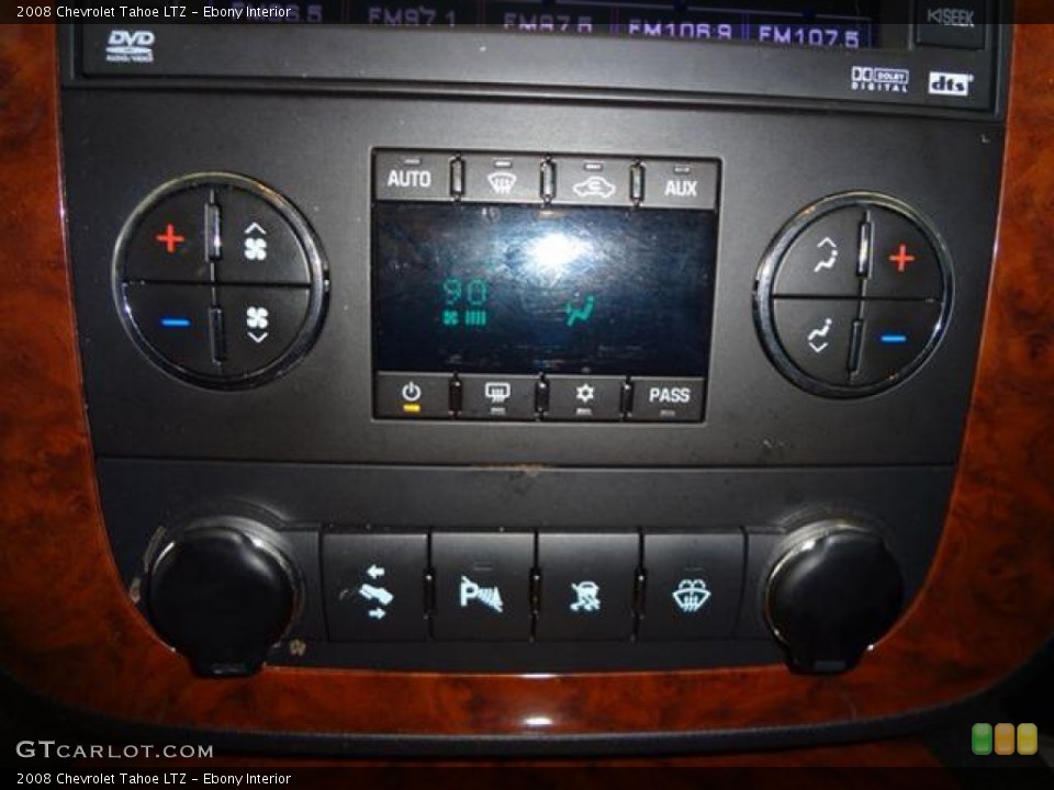 Ebony Interior Controls for the 2008 Chevrolet Tahoe LTZ #57771261