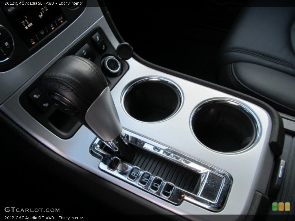 Ebony Interior Transmission for the 2012 GMC Acadia SLT AWD #57771342